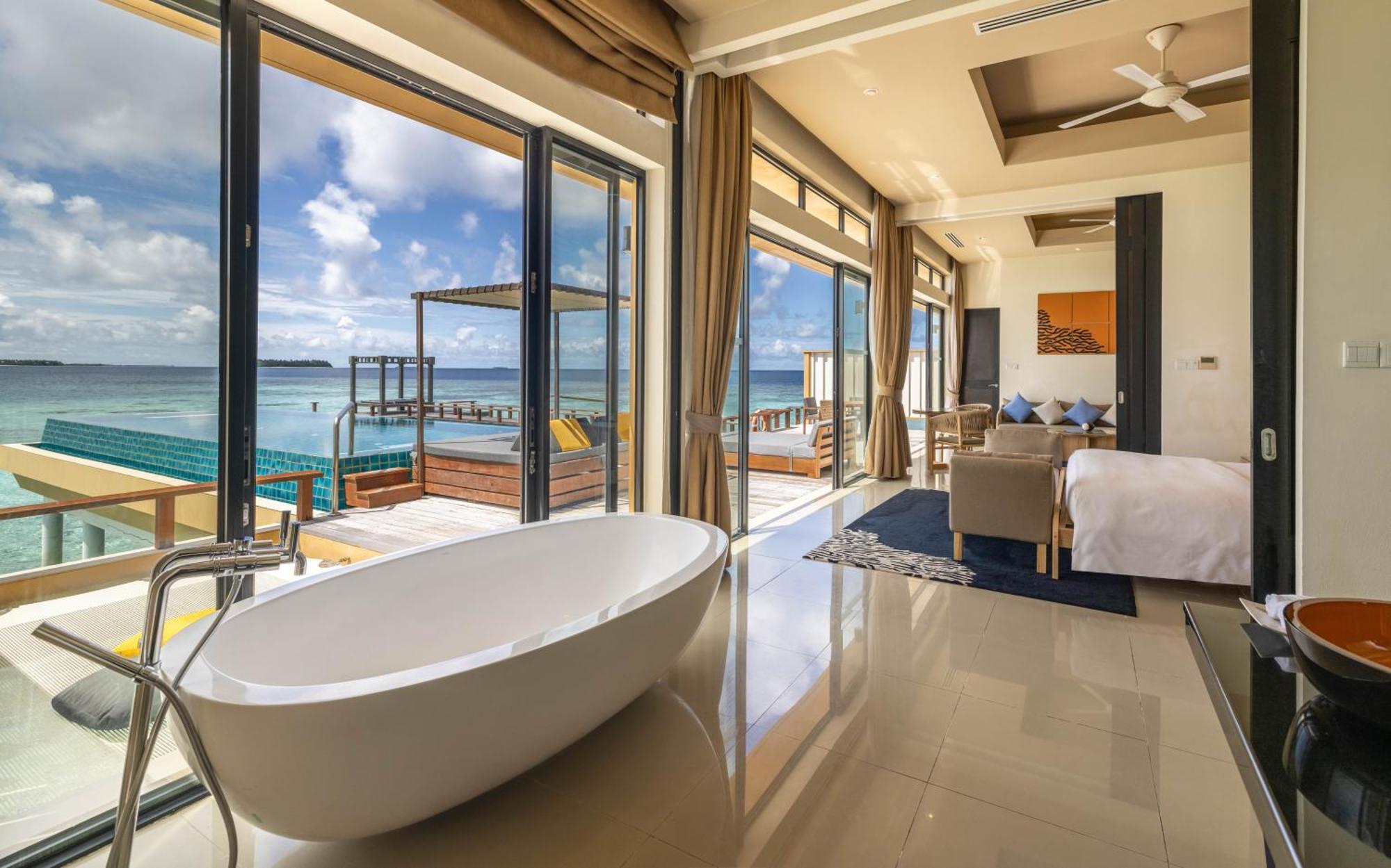 Angsana Velavaru In-Ocean Villas - All-Inclusive Select, Book Now & Enjoy 20 Percent Off Seaplane Transfer For Stays In 2025 Hulhudheli Luaran gambar